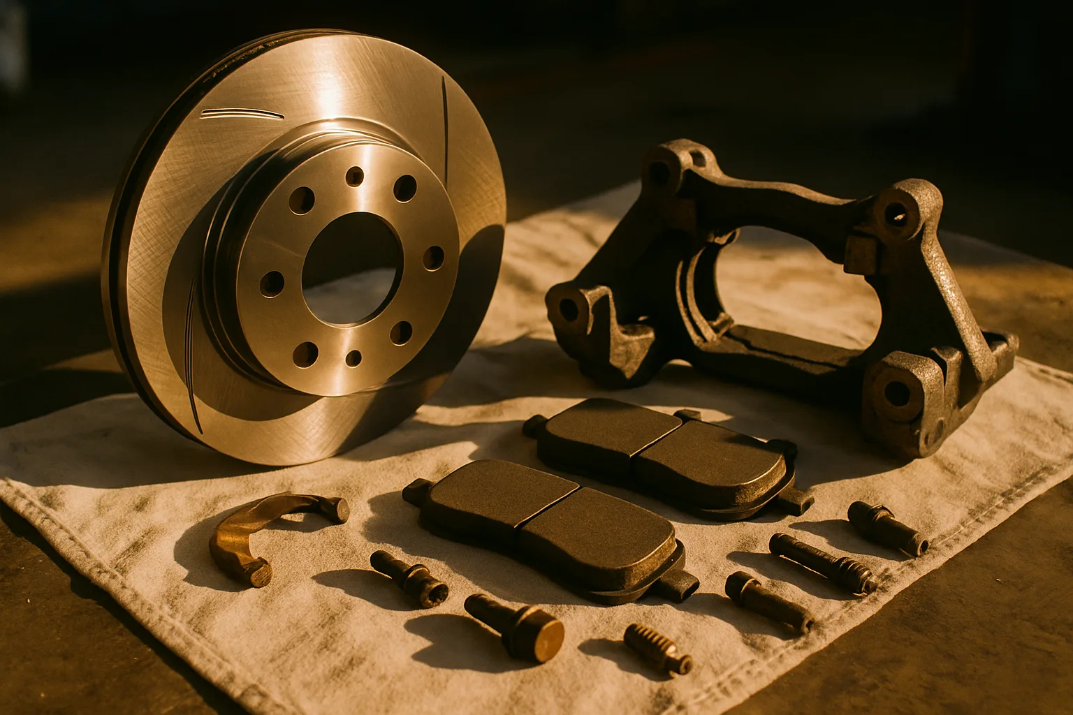 Brake system components during service